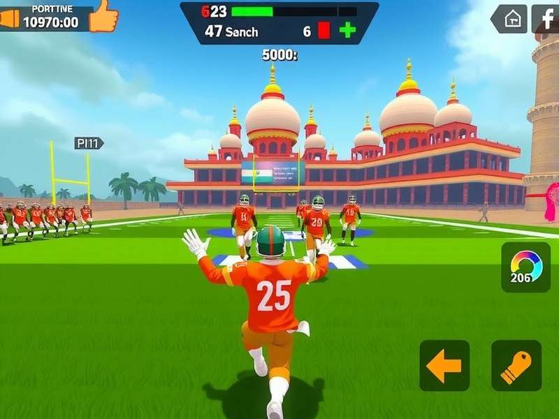 NFL Hindustan Frenzy Gameplay Screenshot